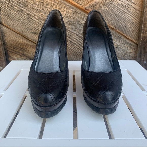 Stuart Weitzman Women’s Quilted Leather Heels Sz 6.5 Shoes Dress Stiletto Pumps - Picture 3 of 11